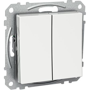 Schneider Electric Exxact WDE002126 Strømbryter firkantet vippe, med klemmer, dobbeltrapp