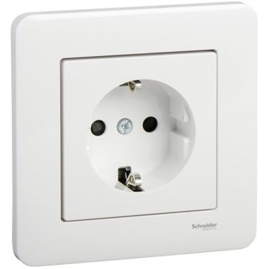 Schneider Electric Exxact Primo Stikkontakt jordet, 1-veis