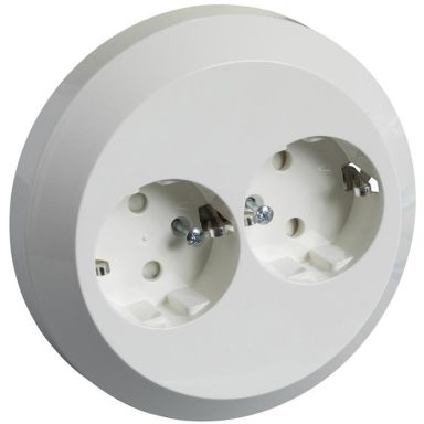 Schneider Electric 189505500 Lamputtag jordat, 2-vägs, för takdosa