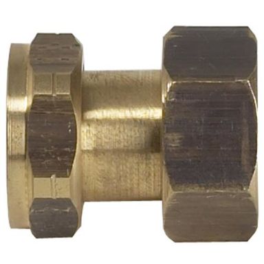 Vatette 1946089 Dubbelmutter 22 mm x G20, mässing