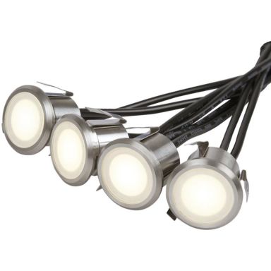 Hide-a-Lite Decklight Garden Kit Altanarmatur rustfrit stål, 3000 K