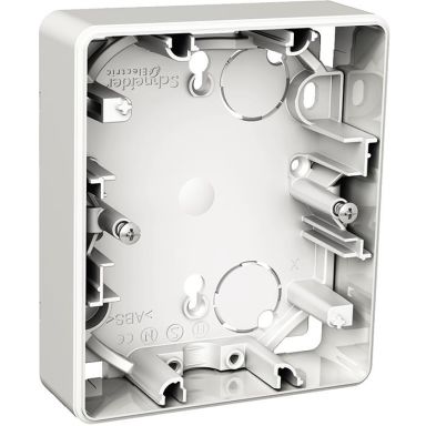 Schneider Electric Exxact WDE002360 Forhøyningsboks utenpåliggende, for 2-veisuttak