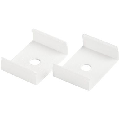 Hide-a-Lite 7504042 Festeklips til Art profiler, hvit, 2-pakk