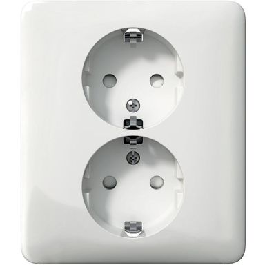 Schneider Electric Exxact Primo Stikkontakt jordet, 2-veis