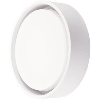 SG Armaturen Frame Round Væglampe 7 W, hvid, 3000 K