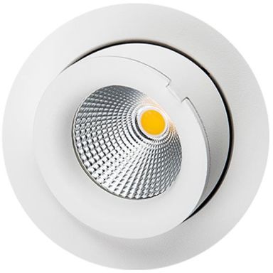 SG Armaturen Junistar Exclusive Downlight-valaisin valkoinen, 2700 K