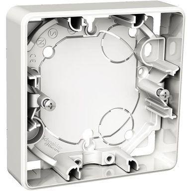Schneider Electric Exxact WDE002351 Forhøyningsboks utenpåliggende, 21 mm dybde