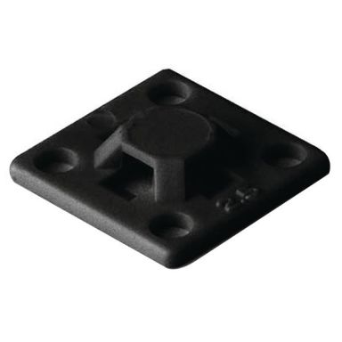 Hellermann Tyton MB3A Festesokkel selvklebende, 19 x 19 mm