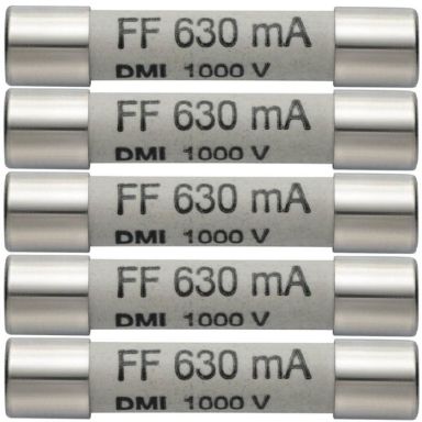 Testo 05900006 Varasulake 630 mA / 1000 V, 5 kpl