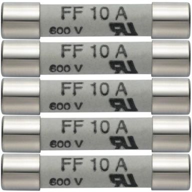 Testo 05900005 Reservesikring 10 A / 600 V, 5-pk
