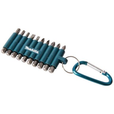 Makita D-65028 Bitssett 50 mm, 10 deler, med karbinkrok