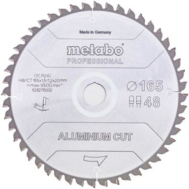 Metabo 628276000 Sahanterä 165x20 mm Z48 FZ/TR -5