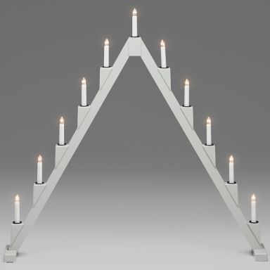 Konstsmide 3592-370 Adventsljusstake grå, 11 ljus