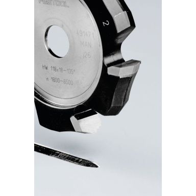 Festool HW 118x18-135° V-notfräs aluminium