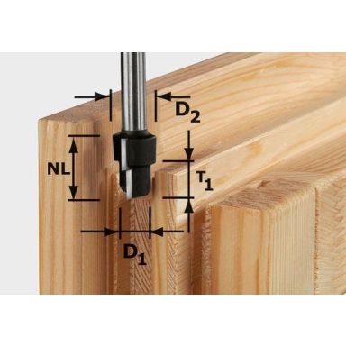 Festool HW D20,3/12,3/6 S12 Stegfräs 12mm spindel