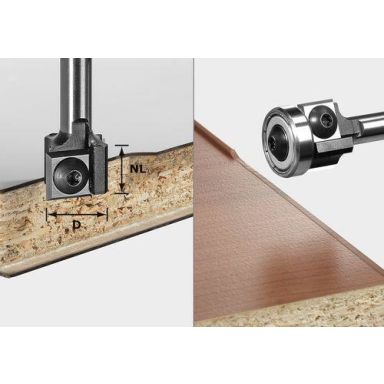 Festool S8 HW D19 KL OFK Vändskärskantfräs 12x12mm