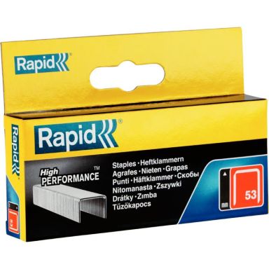Rapid Nr 53 Fintrådsklammer Stål 2500-pack