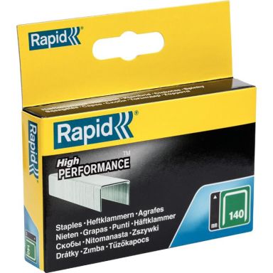 Rapid Nr 140 Bredtrådsklammer Rostfritt stål 2000-pack