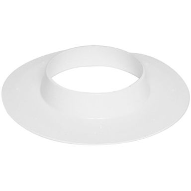 Faluplast 50100 Dækplade delelig, med krave, hvid