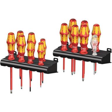 Wera Kraftform Big Pack 100 VDE Ruuvitalttasarja 14 osaa + 2 telinettä