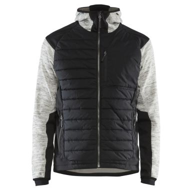 Blåkläder 593021179099XXL Hybridjakke gråmelert / svart