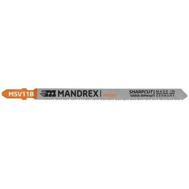 Mandrex SHARPCUT VARIA Stikksagblad 132 mm, 1,2-6 mm