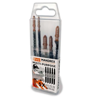Mandrex ULTIMATE SET Stikksagblad 5 deler