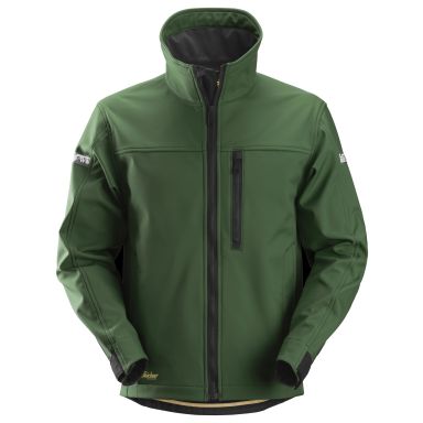 Snickers Workwear 1200 AllroundWork Softshelltakki metsänvihreä