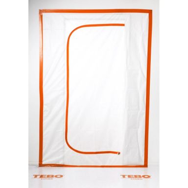 TEBO Cover 869634 Glidelåsdør pustende, C-form
