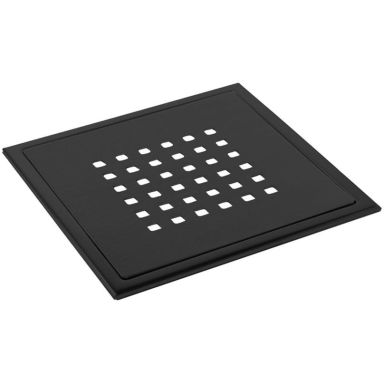 TEBO Details Stockholm Lux Black Golvbrunnssil 200x200 mm