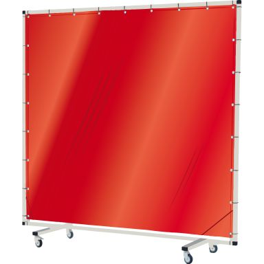 Industridraperier Björndraperiet 104014 Svetsskärm med hjul, 2,5 x 2 m, transparent