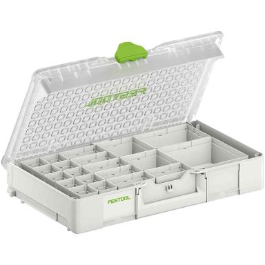 Festool SYS3 ORG L 89 20xESB Sortimentlåda med 20 insatsboxar