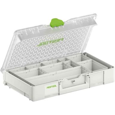 Festool SYS3 ORG L 89 10xESB Sortimentlåda med 10 insatsboxar