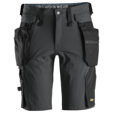 Snickers Workwear 6108 LiteWork Shorts grå, svart