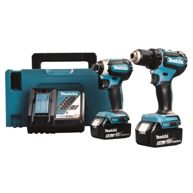 Makita DLX2289TJ Verktøysett med batteri og lader