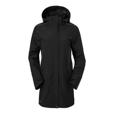 South West Parka Alma long Parkatakki musta
