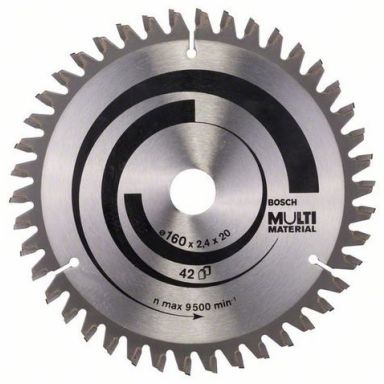 Bosch 2608640503 Sagklinge 160 x 2,4 x 20/16 mm, 42T