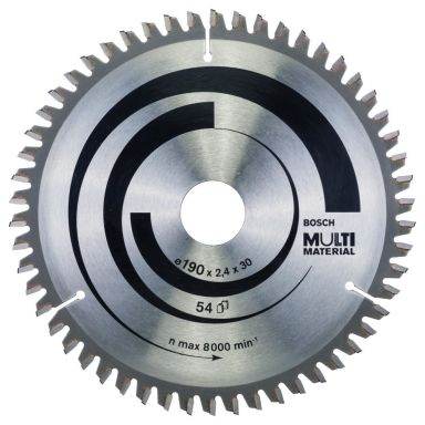 Bosch 2608640509 Sagklinge 190 x 2 x 30 mm, 54T