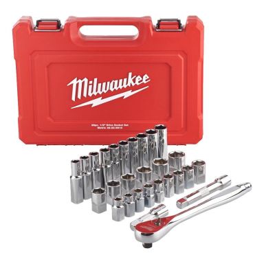 Milwaukee 4932471864 Hylsysarja sisältää vakiohylsyjä ja pitkiä hylsyjä