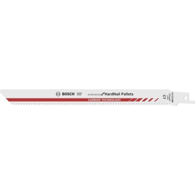 Bosch S 1122 CHM Tigersågblad för träpallar, 225 x 19 x 1 mm, 100-pack