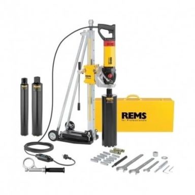 REMS Picus SR Set Titan Diamantborrmaskin med fästesats och borrkronor, 2200 W