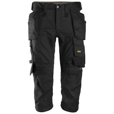 Snickers Workwear 6142 AllroundWork Piraattihousut musta