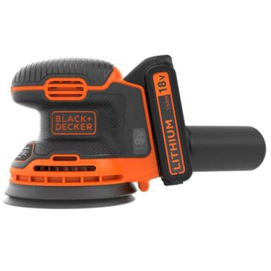 Black & Decker BDCROS18-QW Slipemaskin med batteri og lader