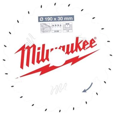 Milwaukee CSB P W Sagklinge 190x1,6x30 mm, 24T