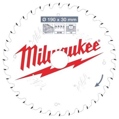 Milwaukee CSB P W Sågklinga 190x1,6x30 mm, 36T