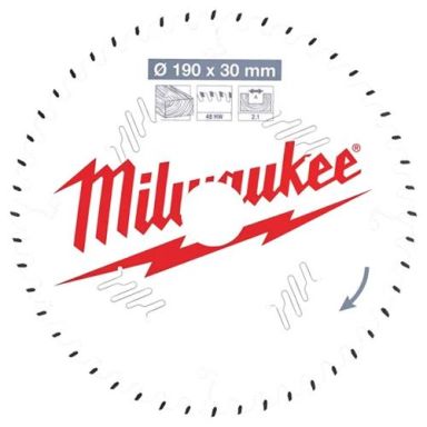 Milwaukee CSB P W Sagklinge 190x2,1x30 mm, 48T