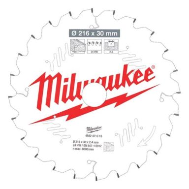Milwaukee CSB MS W Sagklinge 216x2,4x30 mm, 24T