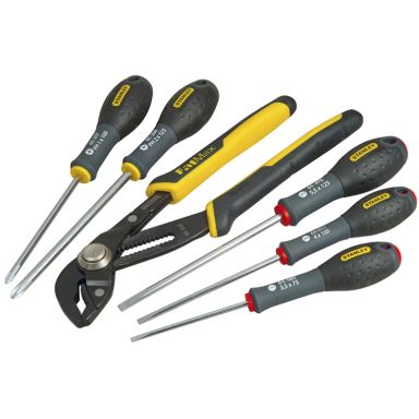 STANLEY FatMax FMHT0-62639 Skruvmejselsats 5 st + polygrip