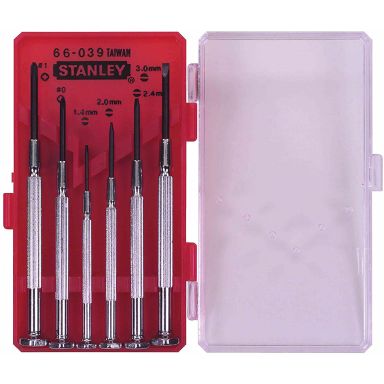 STANLEY 1-66-039 Skruvmejselsats 6 st