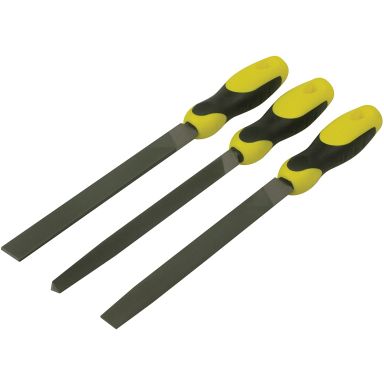 STANLEY 0-22-464 Filsats flat, halvrund & trekant, 3 delar